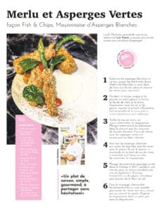 Recette_Merlu et Asperges Vertes façon Fish & Chips