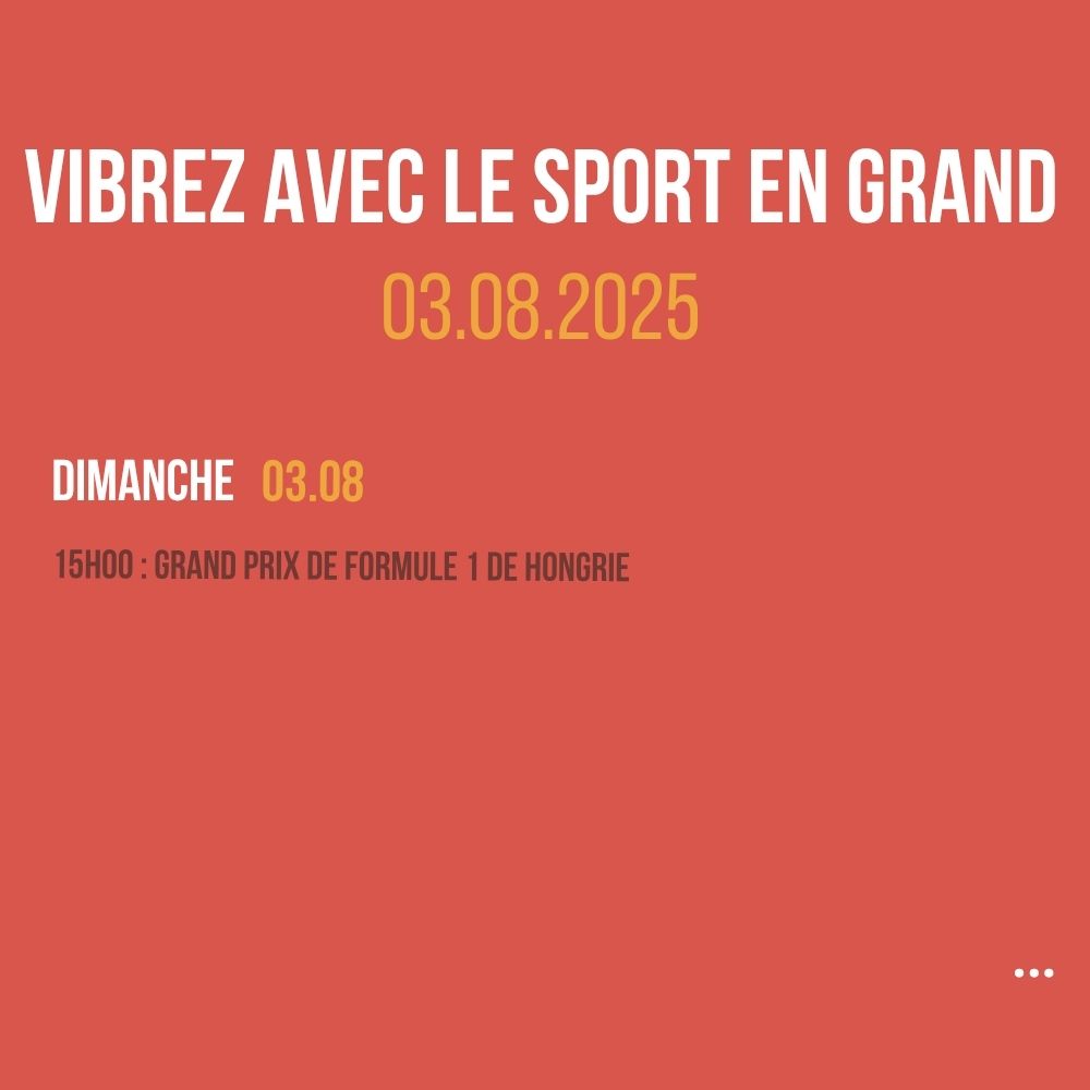 Vibrez avec le sport en Grand