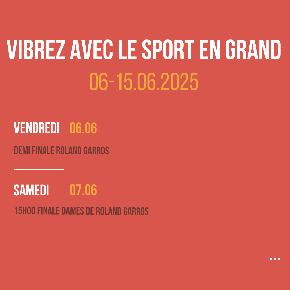 Vibrez avec le sport en Grand