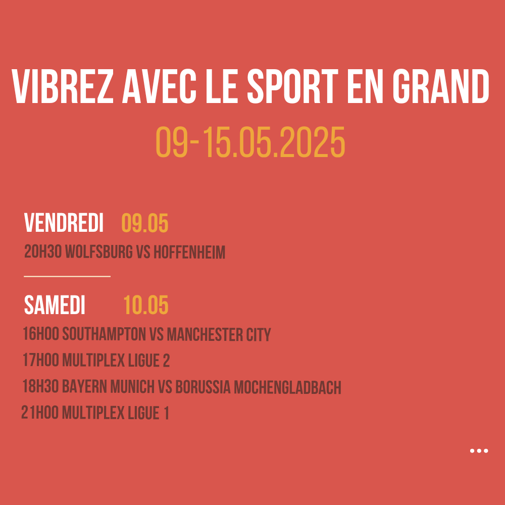Vibrez avec le sport en Grand