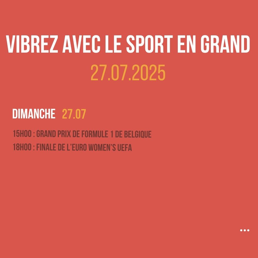 Vibrez avec le sport en Grand