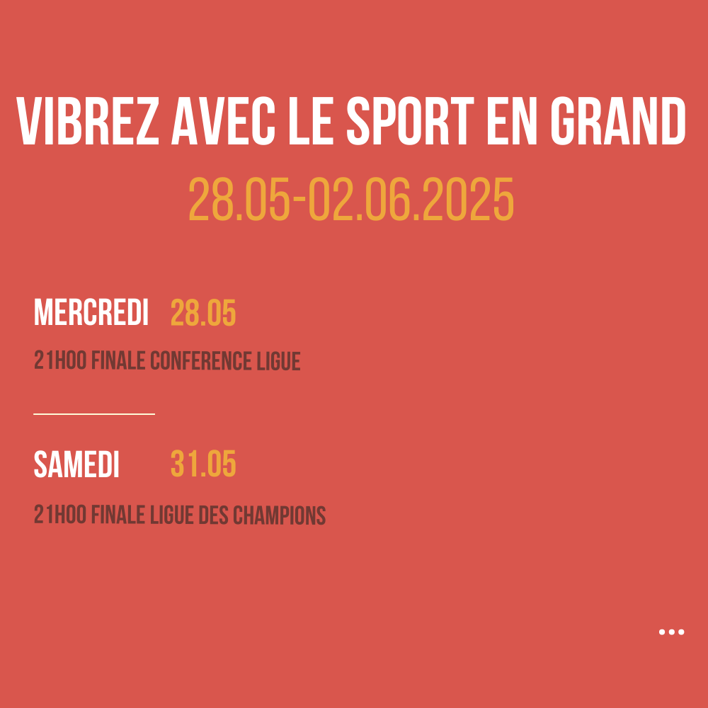 Vibrez avec le sport en Grand