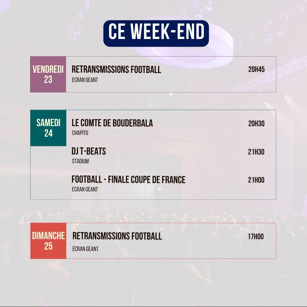 Programme du Week-end