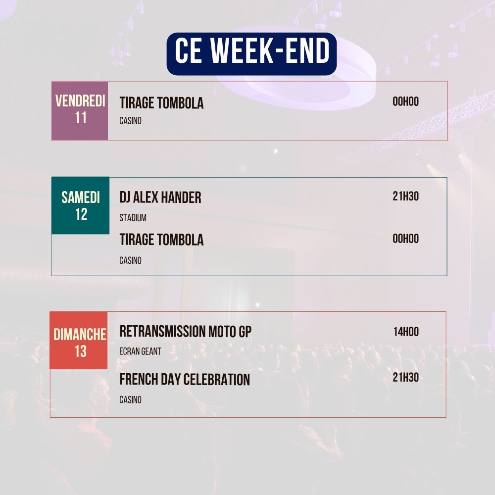 Programme du Week-end