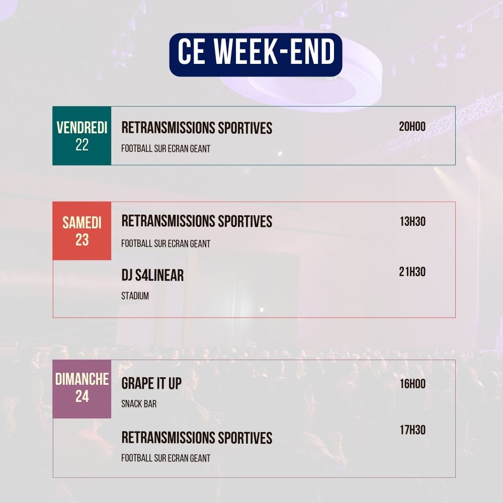 Programme du Week-end