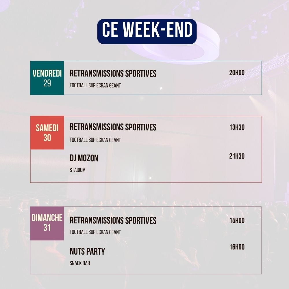 Programme du Week-end