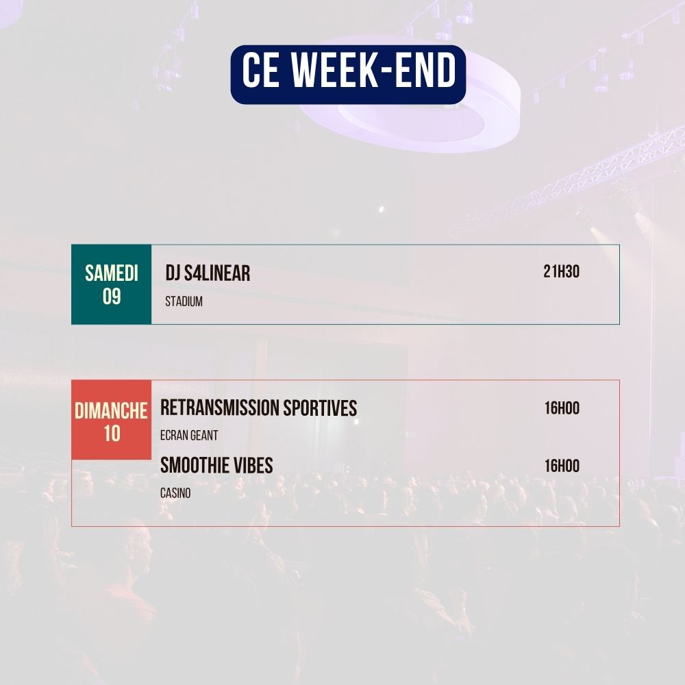 Programme du Week-end