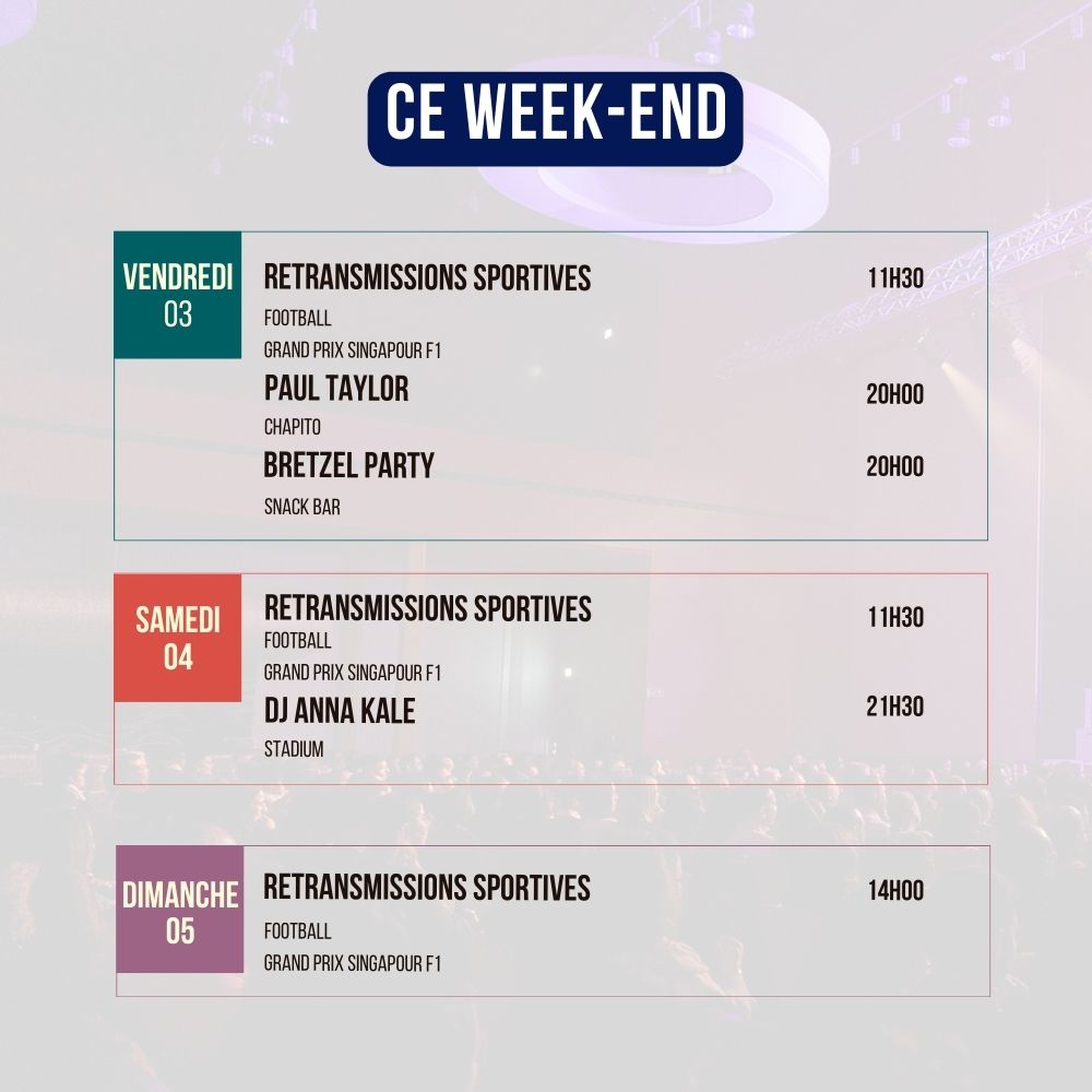 Programme du Week-end