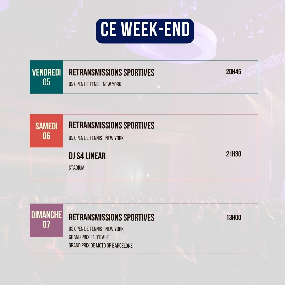 Programme du Week-end