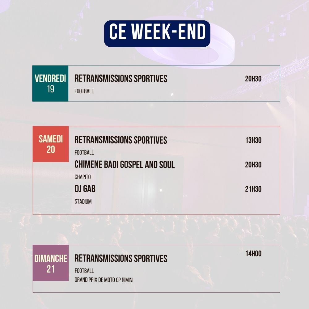 Programme du Week-end
