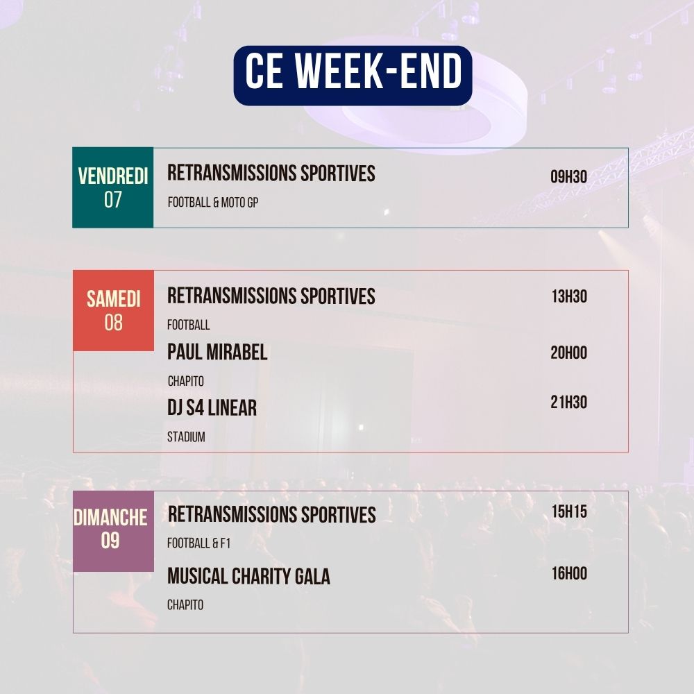 Programme du Week-end