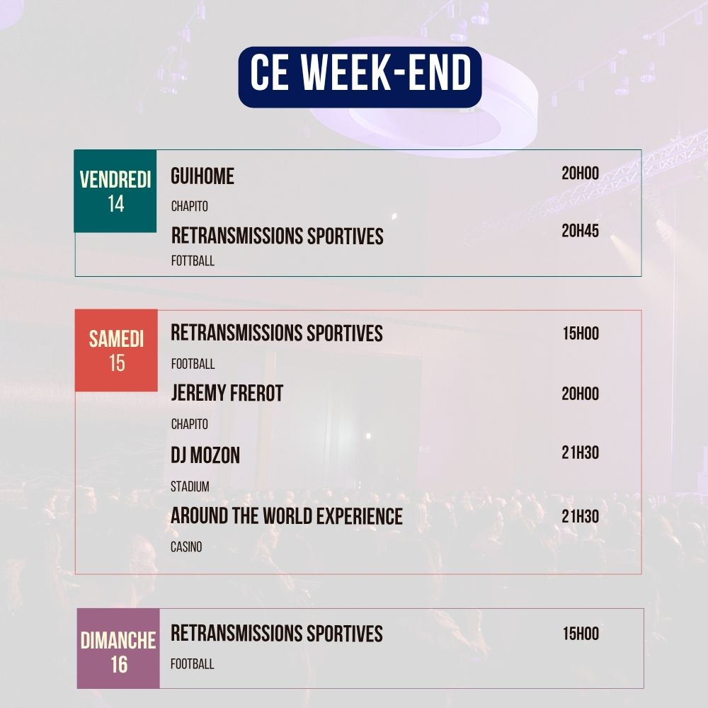 Programme du Week-end