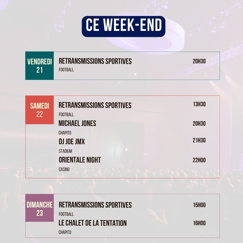 Programme du Week-end