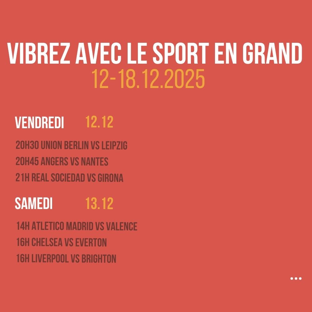 Vibrez avec le sport en Grand