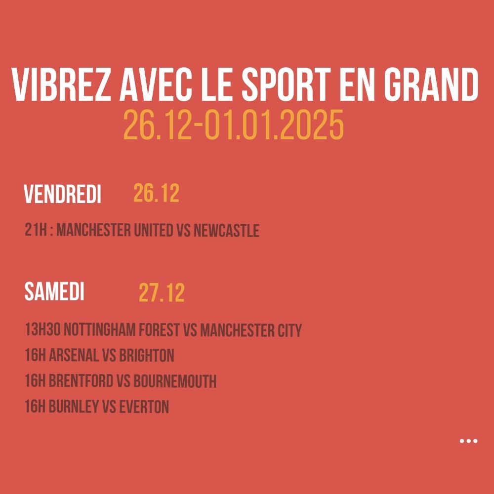 Vibrez avec le sport en Grand