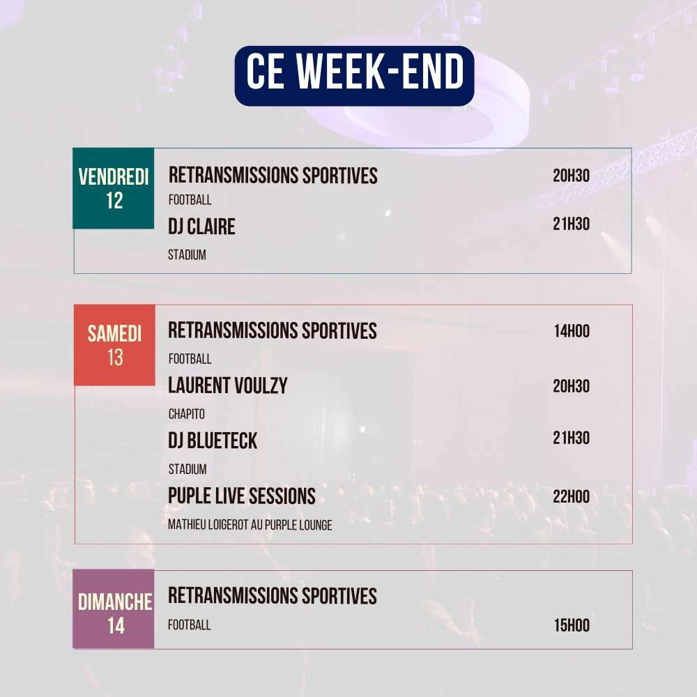 Programme du Week-end