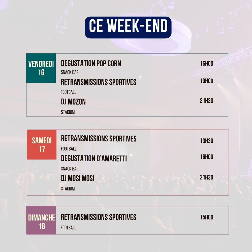 Programme du Week-end