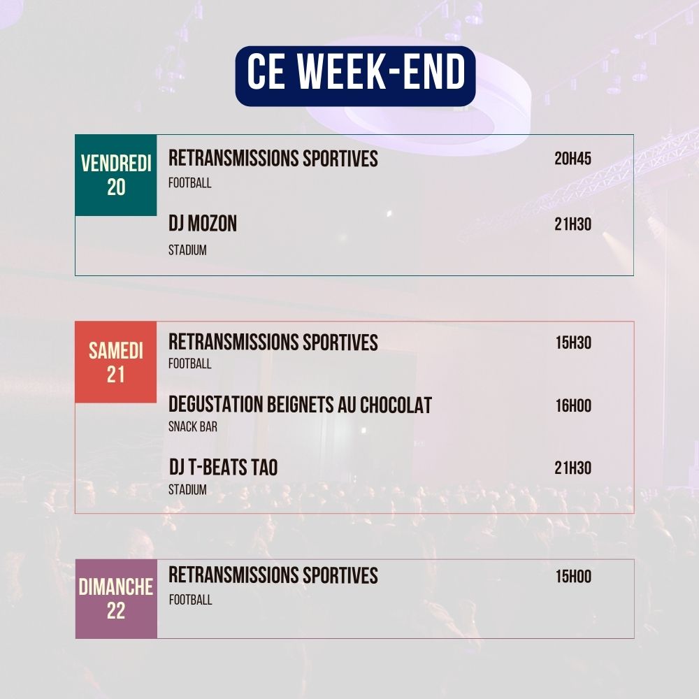 Programme du Week-end