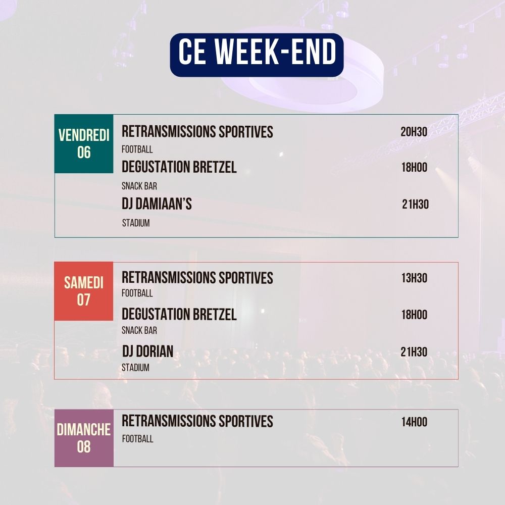 Programme du Week-end