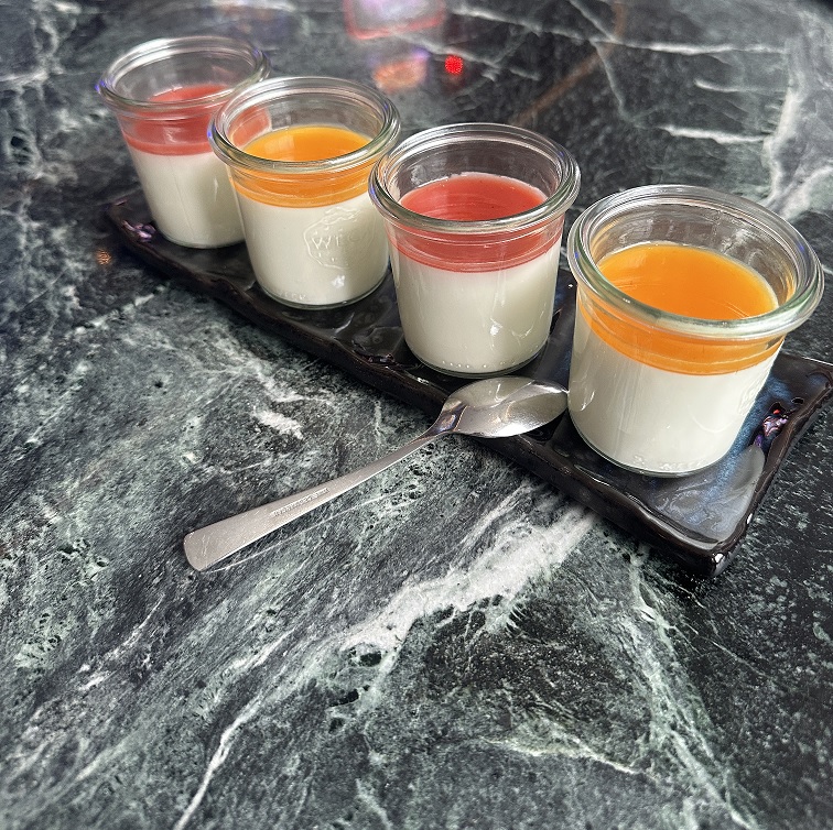 DÉGUSTATION de Mini Panna Cotta