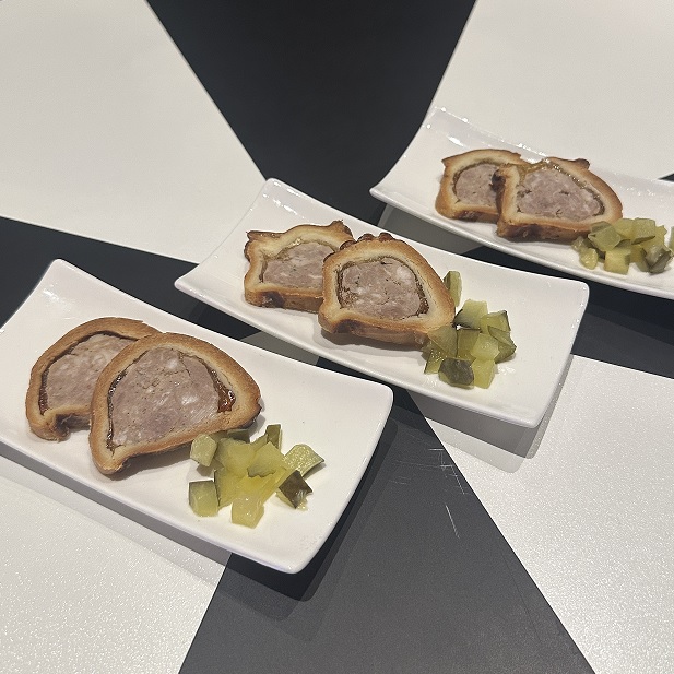 Dégustation de Mini Pâté au Riesling