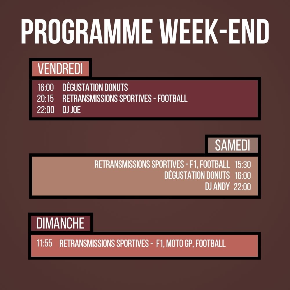 Programme du Week-end