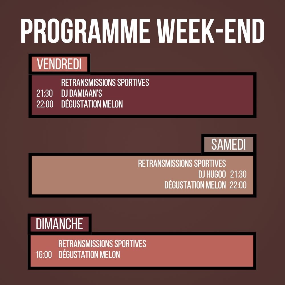 Programme du Week-end