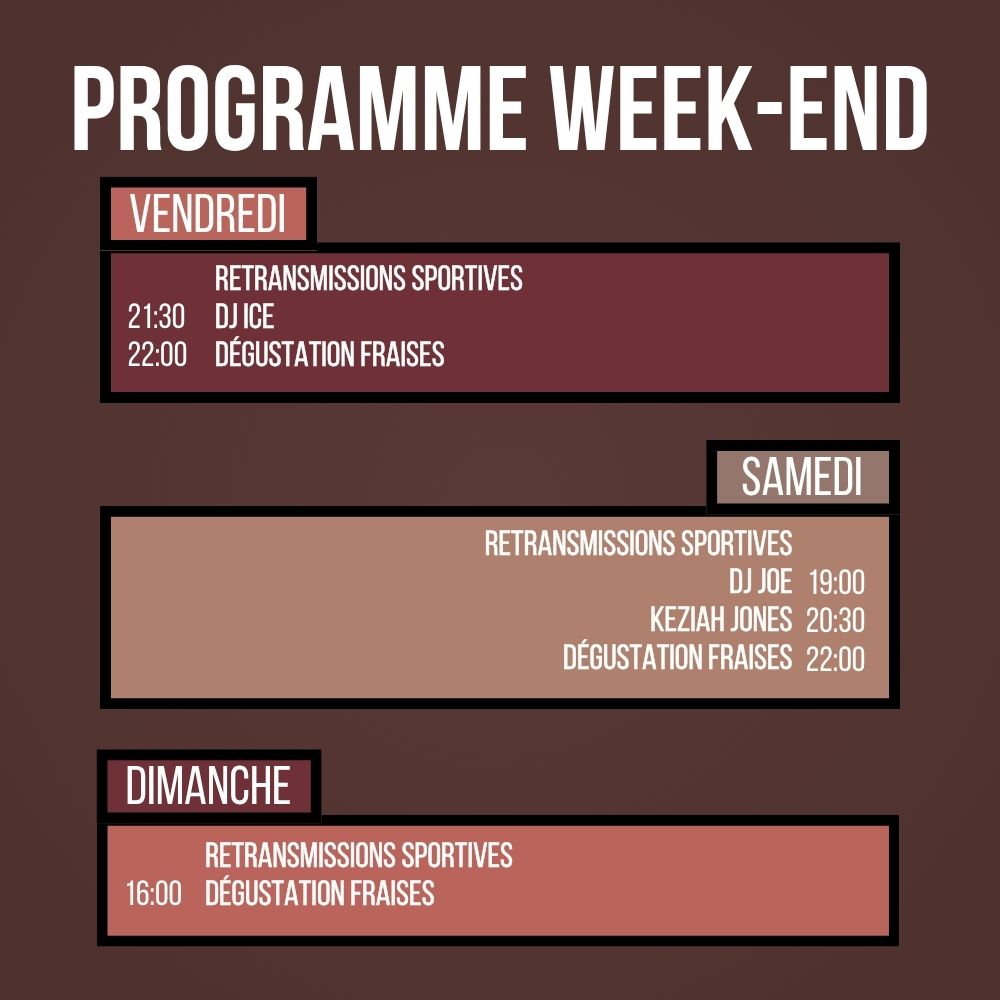 Programme du Week-end