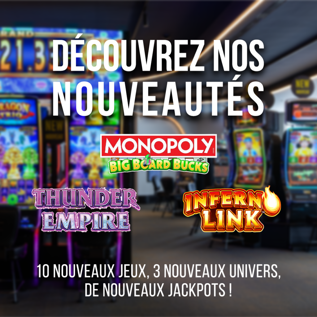 Image of 10 new games to discover at CASINO 2000 starting this weekend