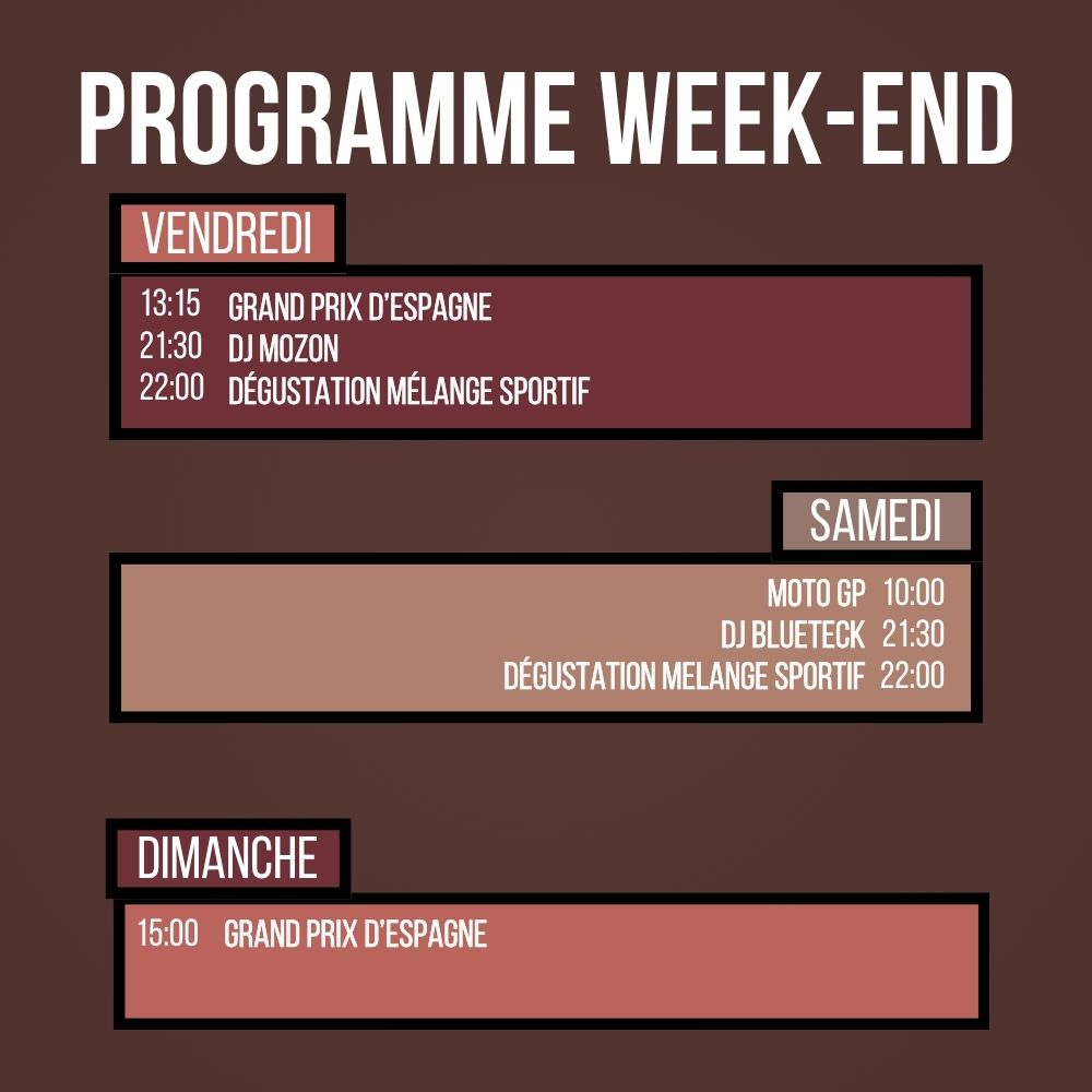 Programme du Week-end