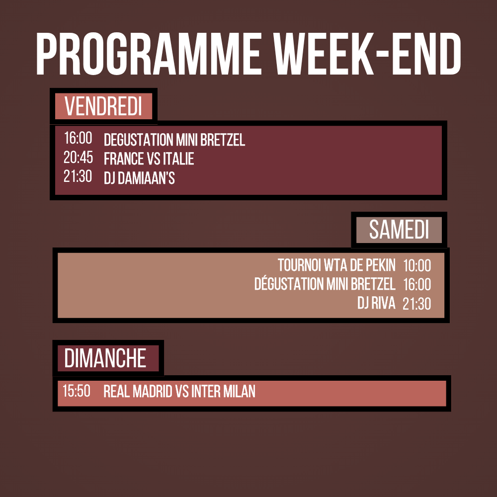 Programme du Week-end